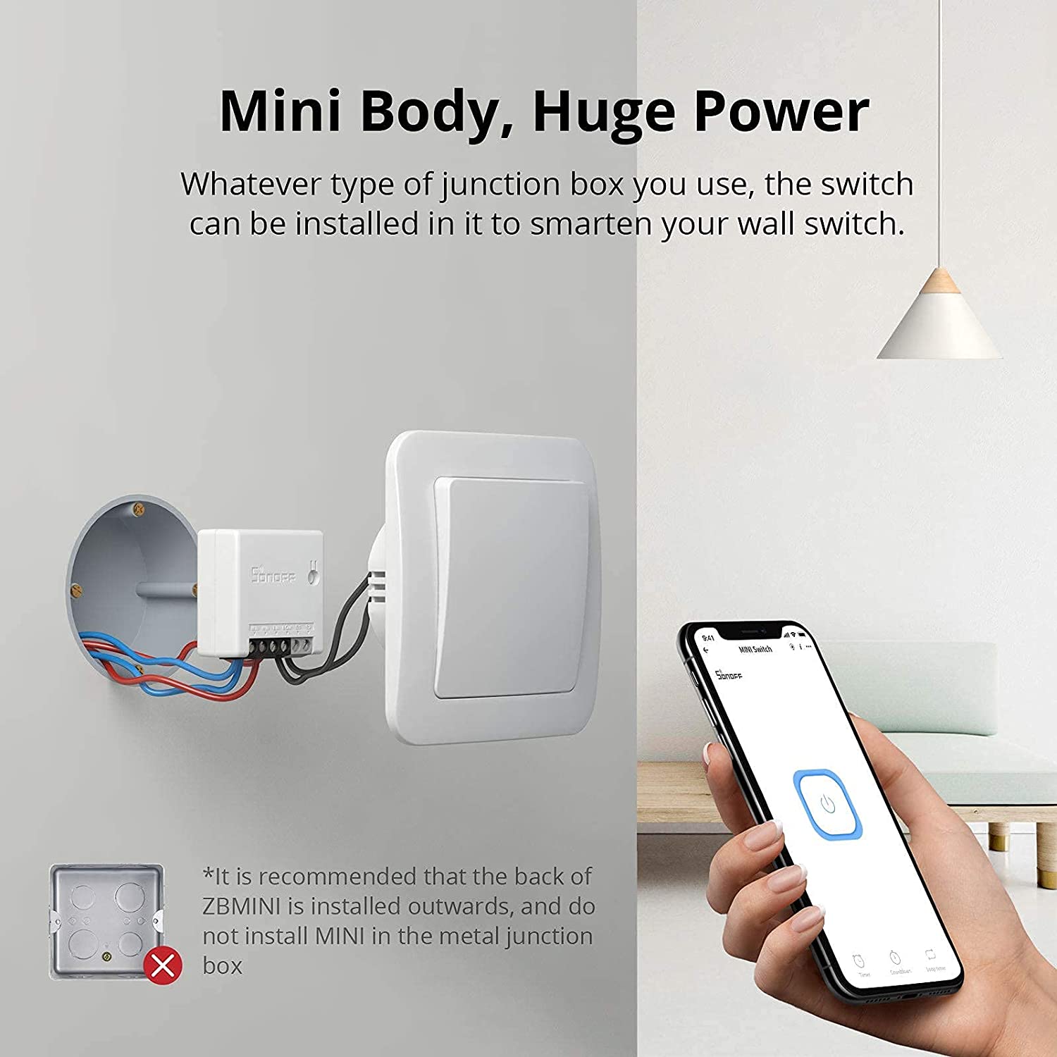 Modul releu intrerupator Sonoff mini ZBmini ZigBee