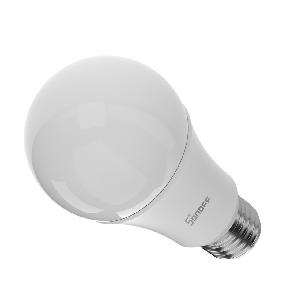 Sonoff Bec Smart LED B02-B-A60, Control vocal, 9W, E27, 806lm, WiFi