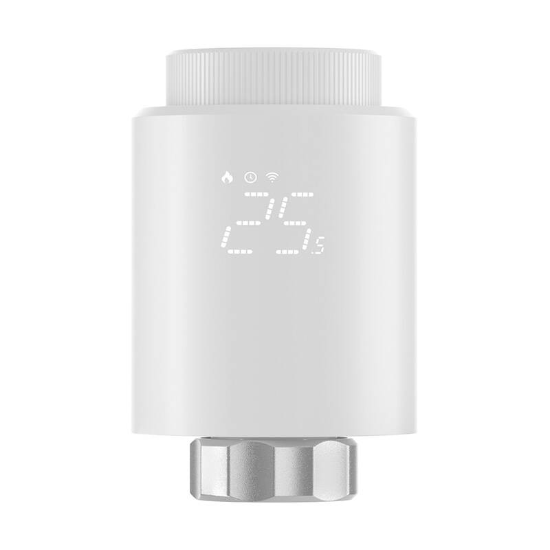 Sonoff Cap termostatic, inteligent, Sonoff TRVZB, Zigbee 3.0, Control prin aplicatie, Afisaj LCD, Alb