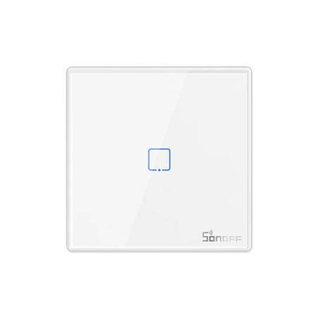 Sonoff Intrerupator 1 canal, wireless, 433 MHz, Sonoff T2EU1C-RF, compatibil cu RFR2, RFR3, 4CHPROR3, seriile TX, SlampherR2